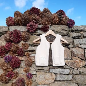 Gilet de berger enfant 6 ans extérieur sherpa intérieur coton les bobines de ganou 4