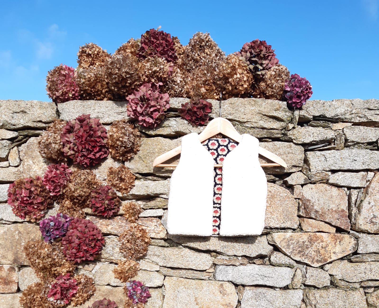 gilet de berger 3 ans exterieur velours interieur sherpa les bobines de ganou 1