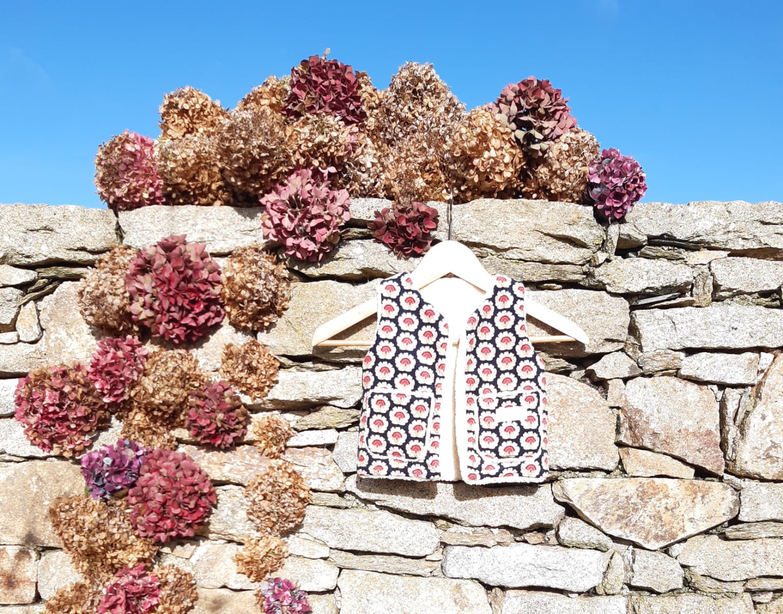 gilet de berger 3 ans exterieur velours interieur sherpa les bobines de ganou 4