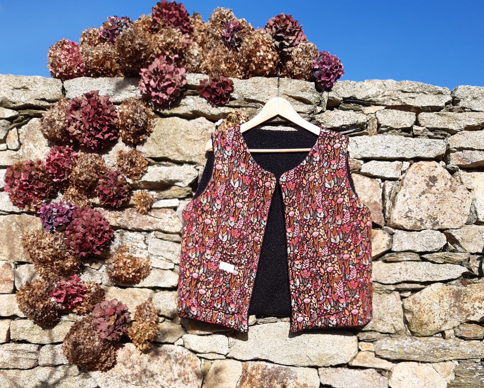 gilet de berger adulte exterieur velours milerais exterieur bouclette les bobines de ganou 4