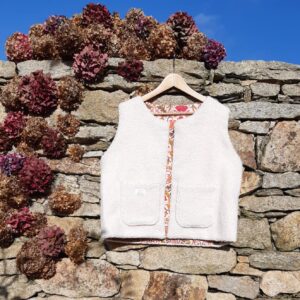 gilet de berger exterieur sherpa interieur coton les bobines de ganou 1
