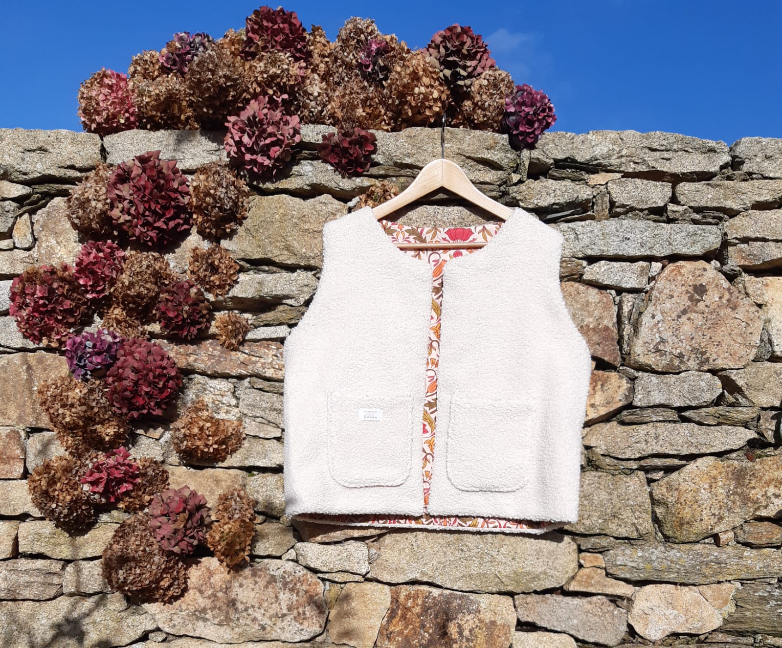 gilet de berger exterieur sherpa interieur coton les bobines de ganou 1