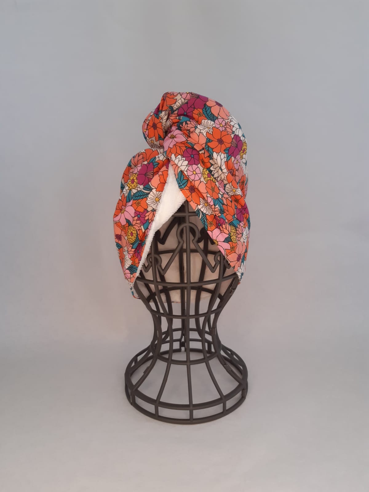 Turban cheveux éponge bambou