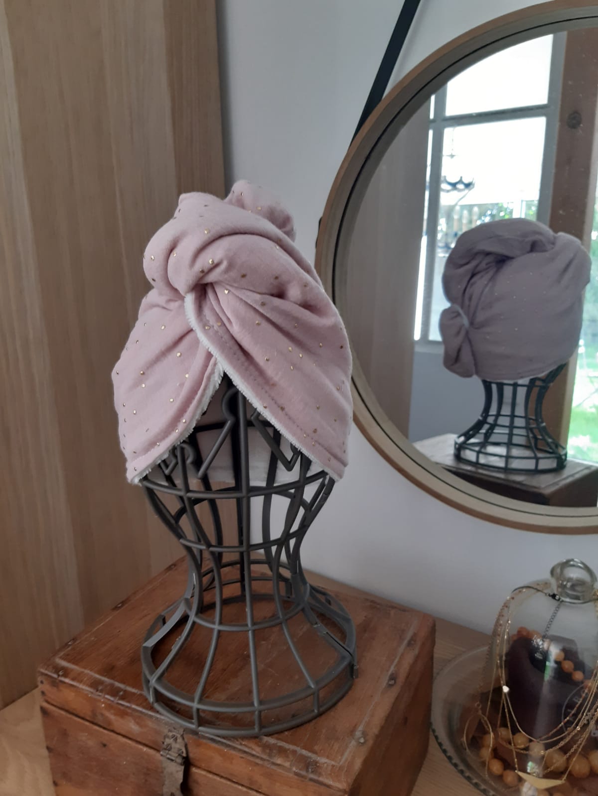 turban en éponge bambou 1 les bobines de ganou